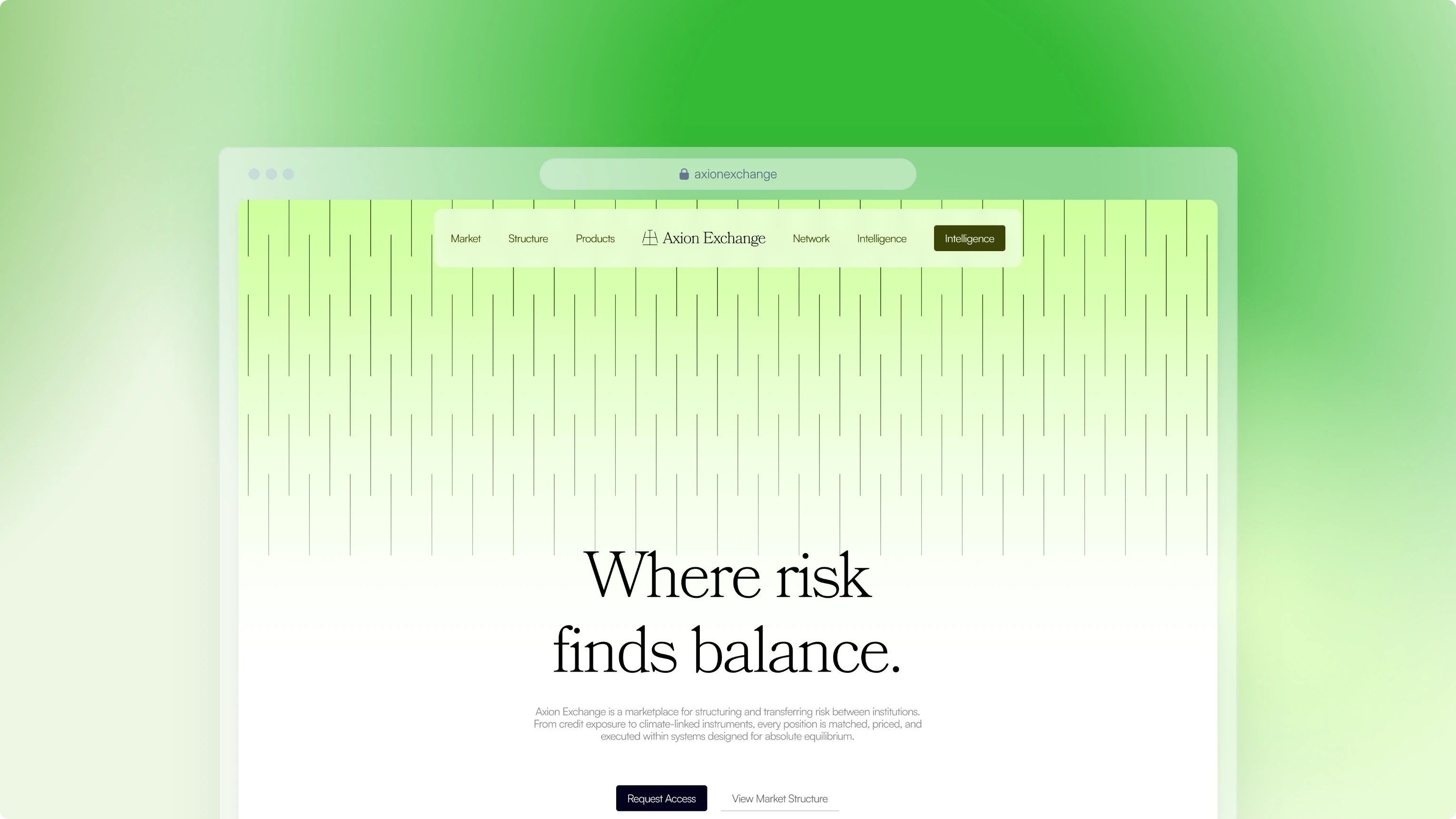 Axion Exchange brand hero