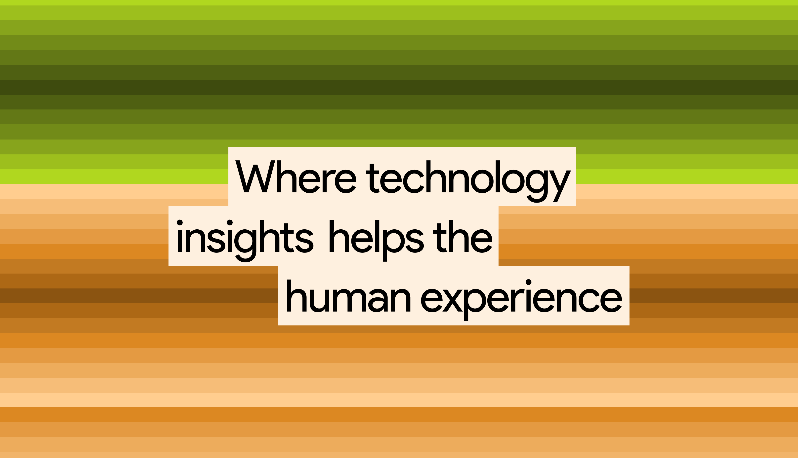 Hitonem - where technology insights help the human experience
