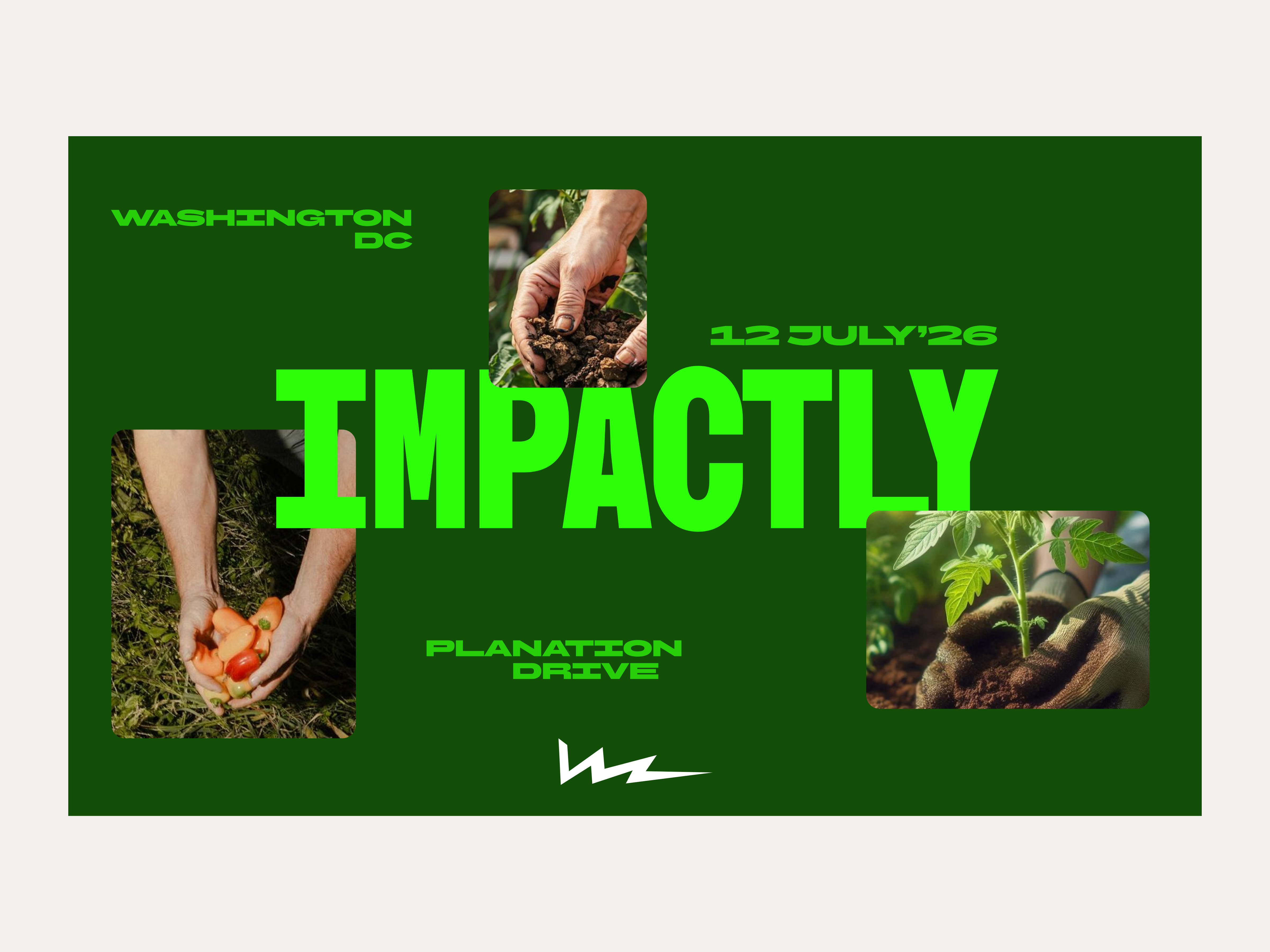 Impactly, Plantation Drive campaign identity